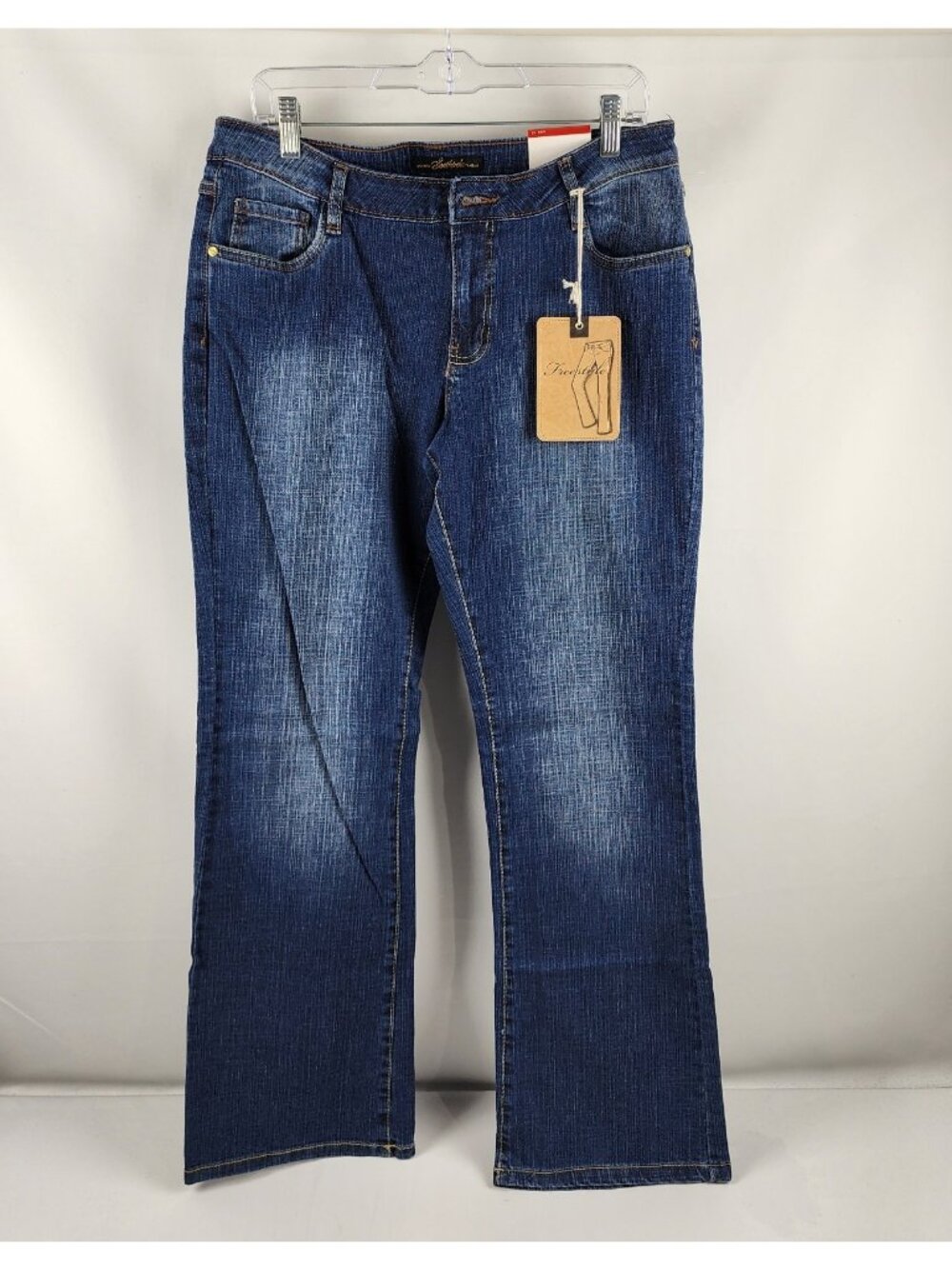 Southpole Jeans Women 13 Blue Freestyle Signature Fit Low Rise Bootcut 34x33 NWT